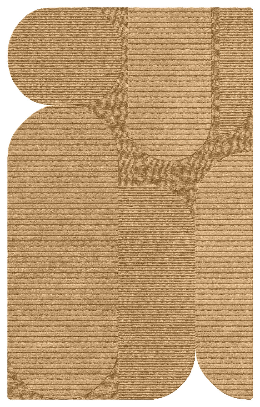 Silhouette Wool Rug - Brown