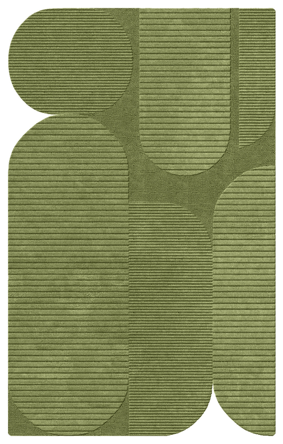 Silhouette Wool Rug - Olive