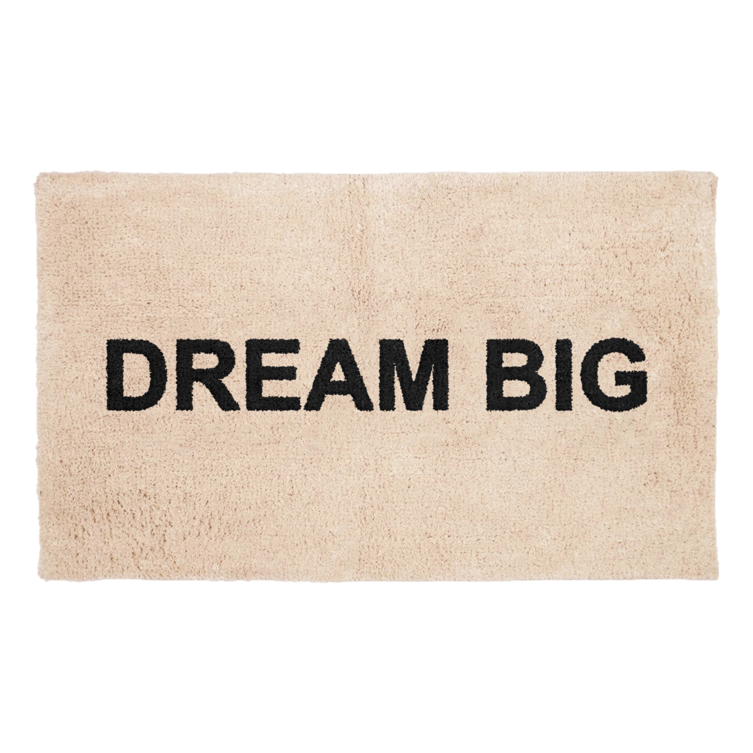 Custom Bath Rug - 100% Organic Cotton - Beige