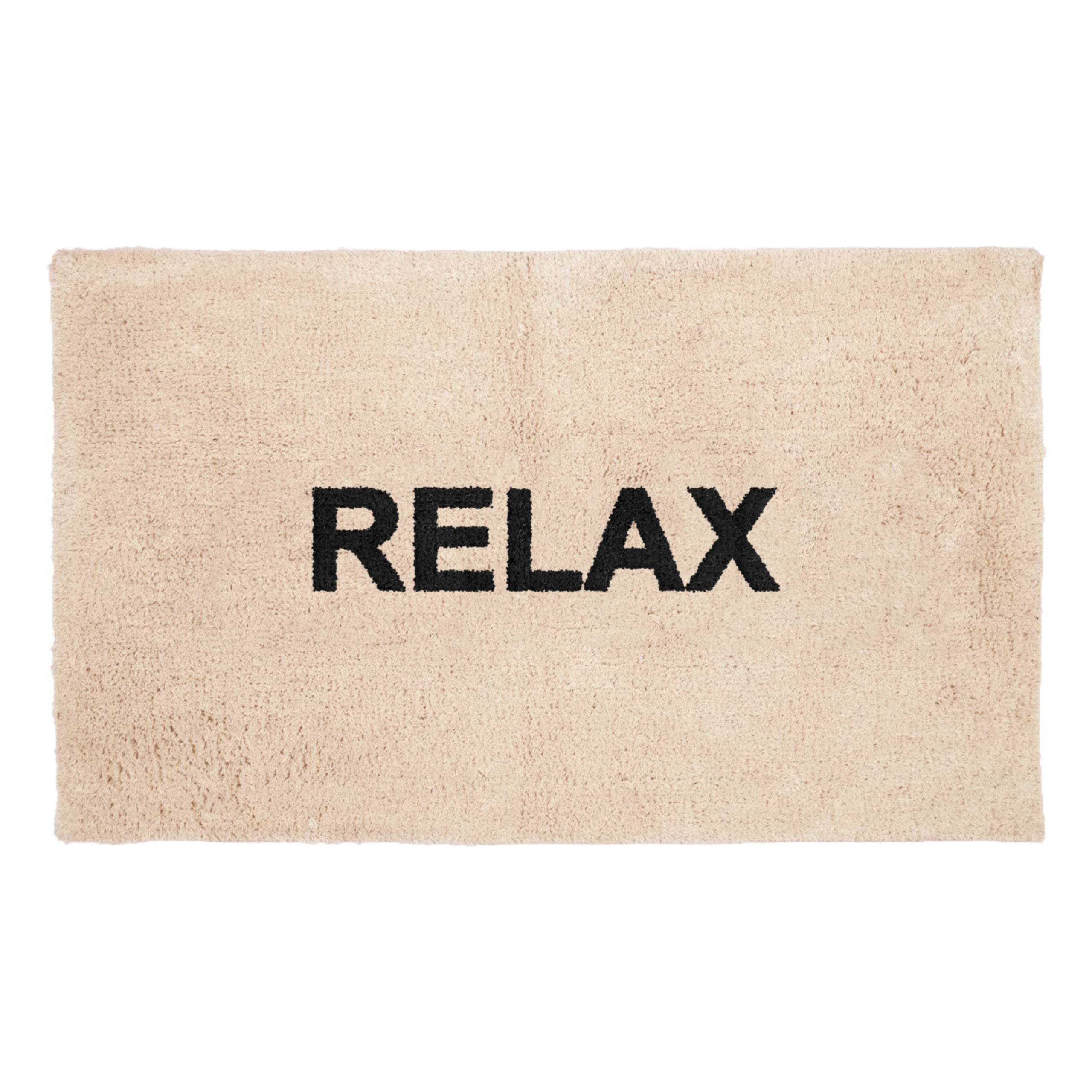 Custom Bath Rug - 100% Organic Cotton - Beige