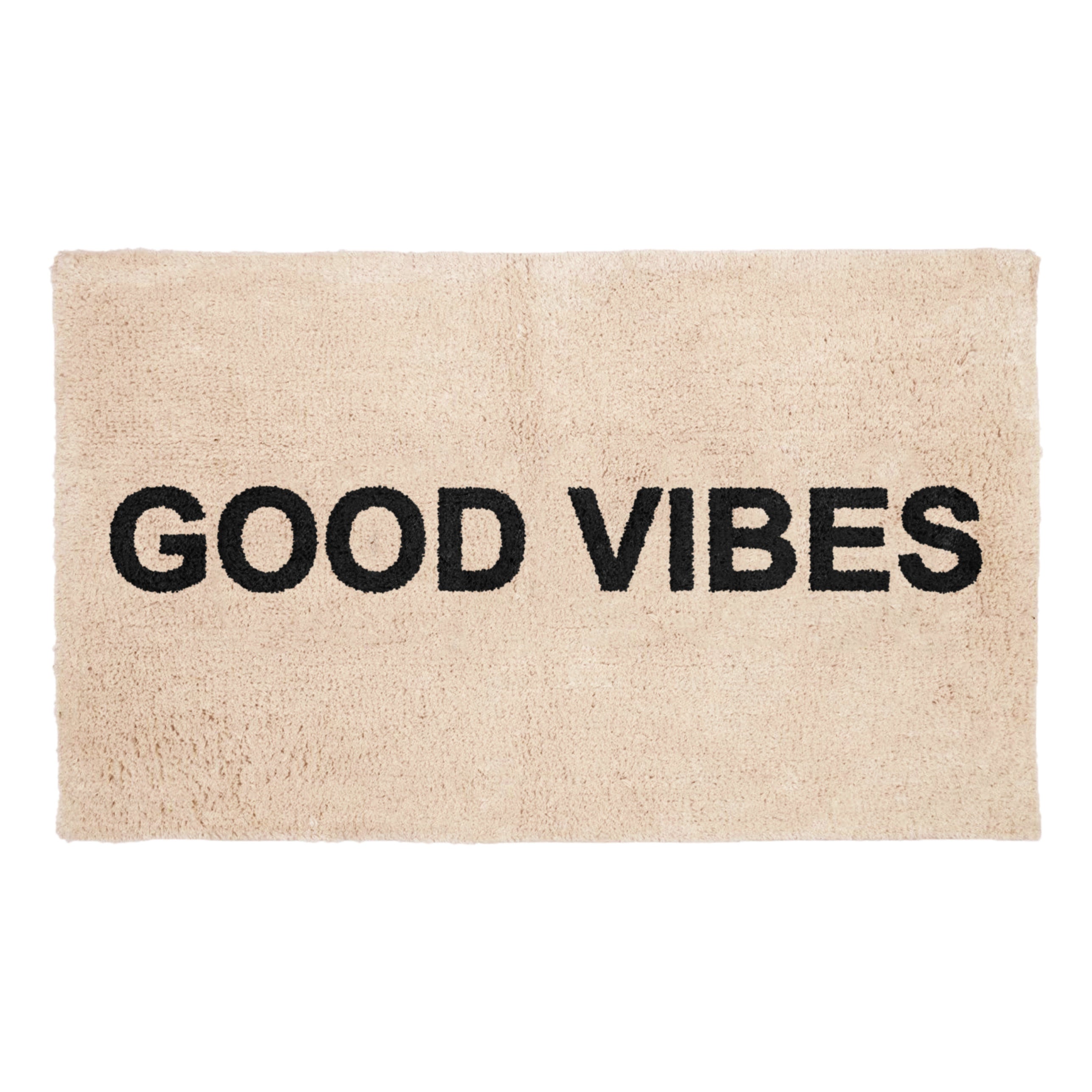 Custom Bath Rug - 100% Organic Cotton - Beige