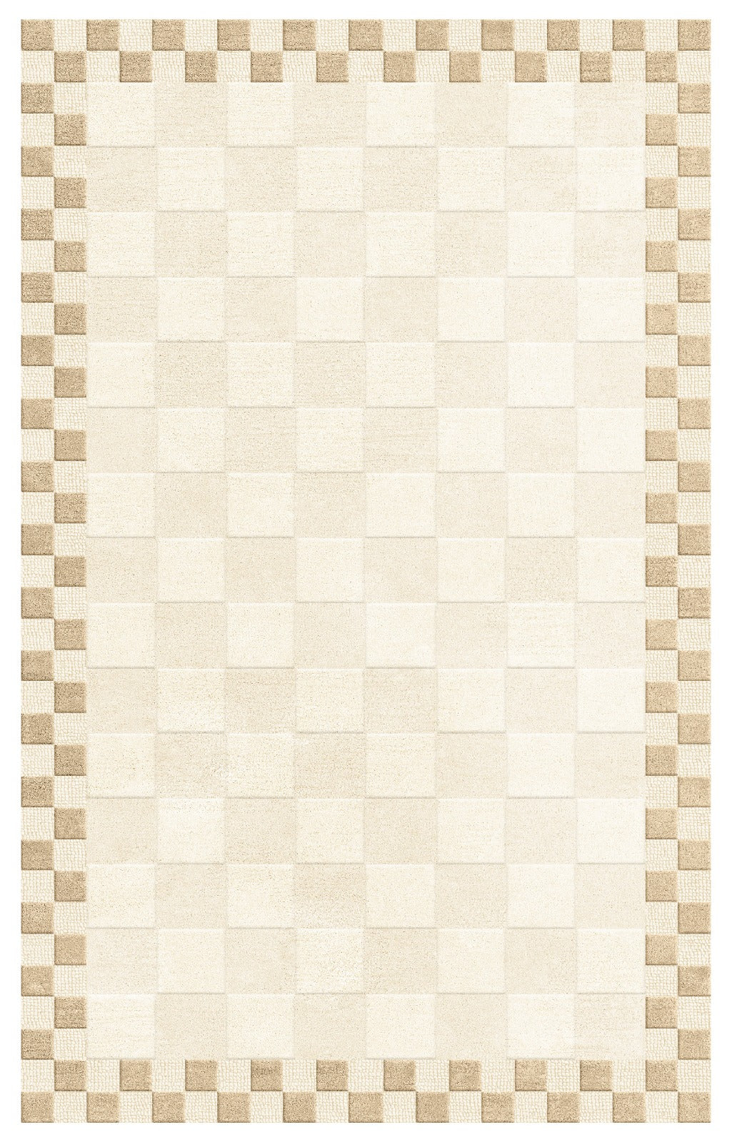 Check Wool Rug