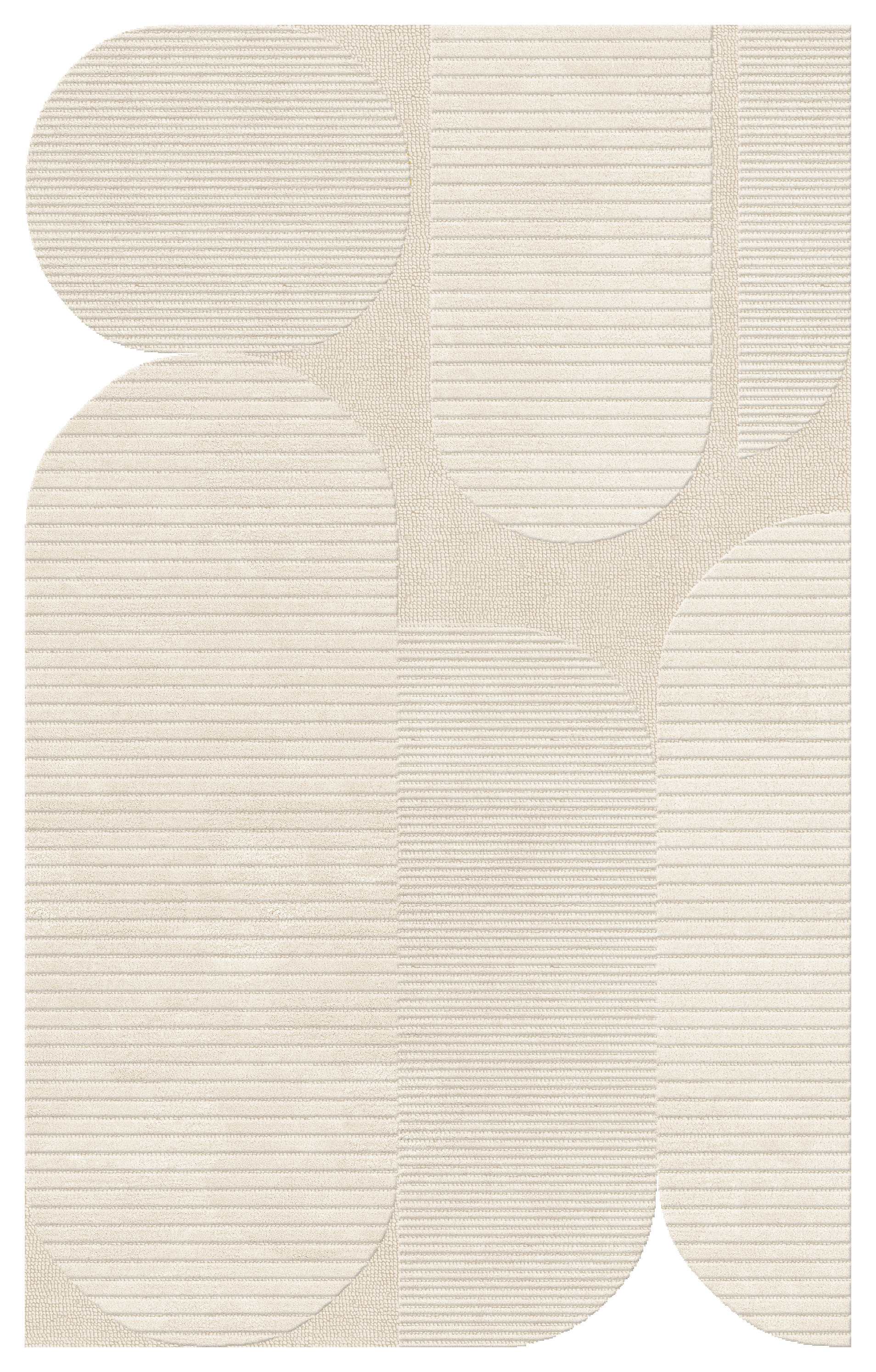 Silhouette Wool Rug - Off White
