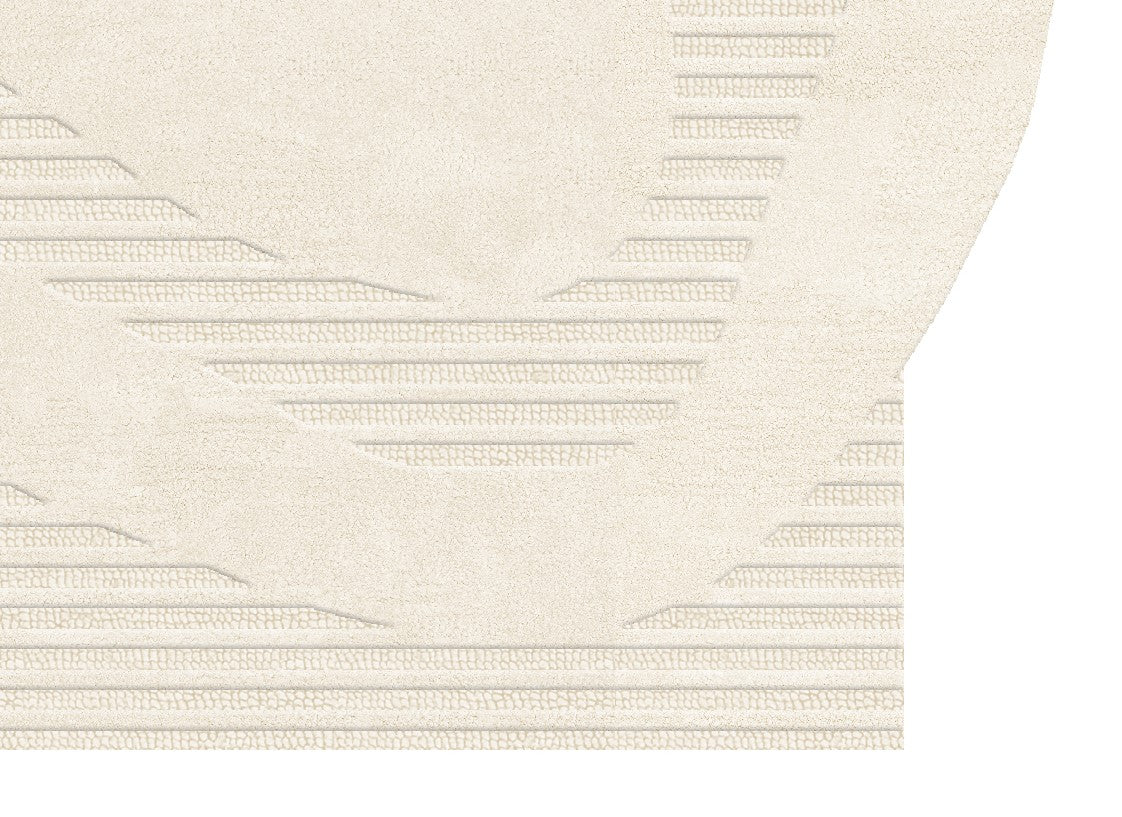 Uneven Wool Rug - Off White