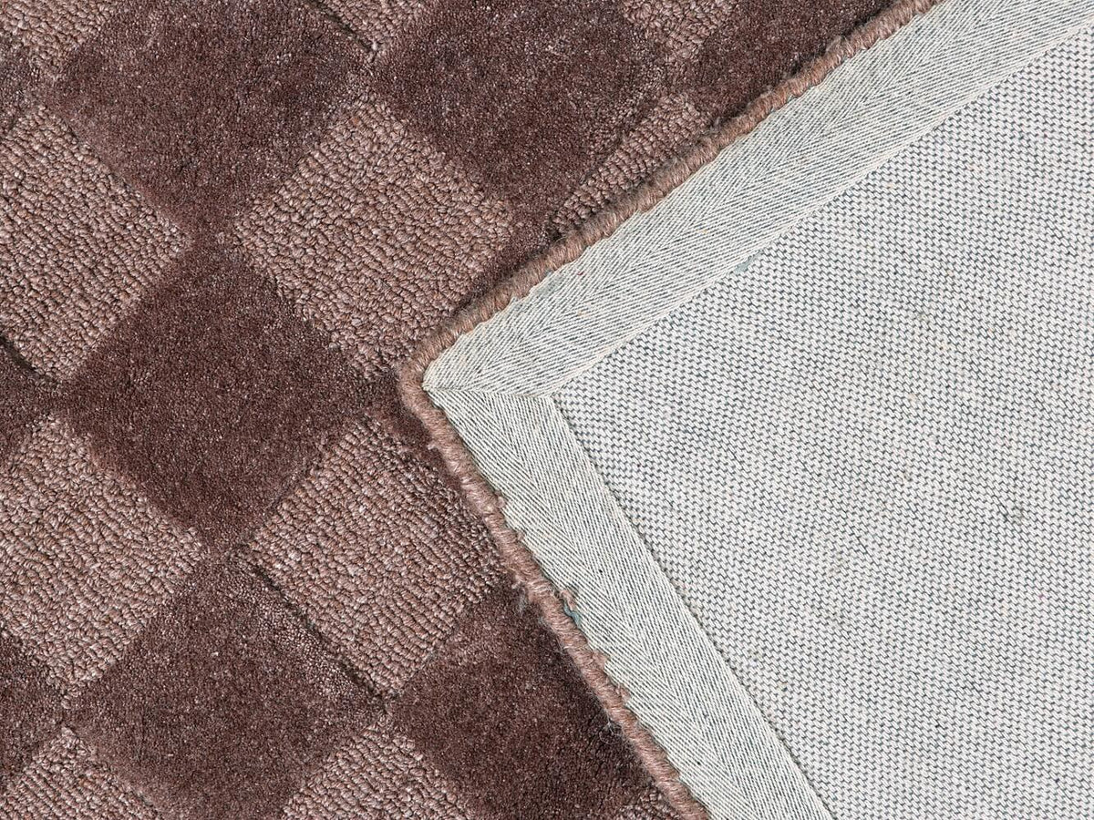 bloc wool rug back side