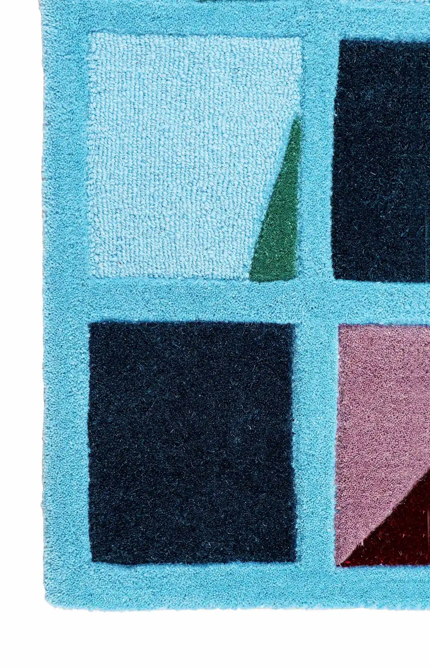 hand tufted wool area rug