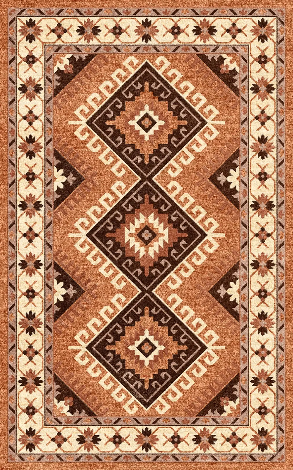 eternal traditional pattern hand tufted wool area rug for living room