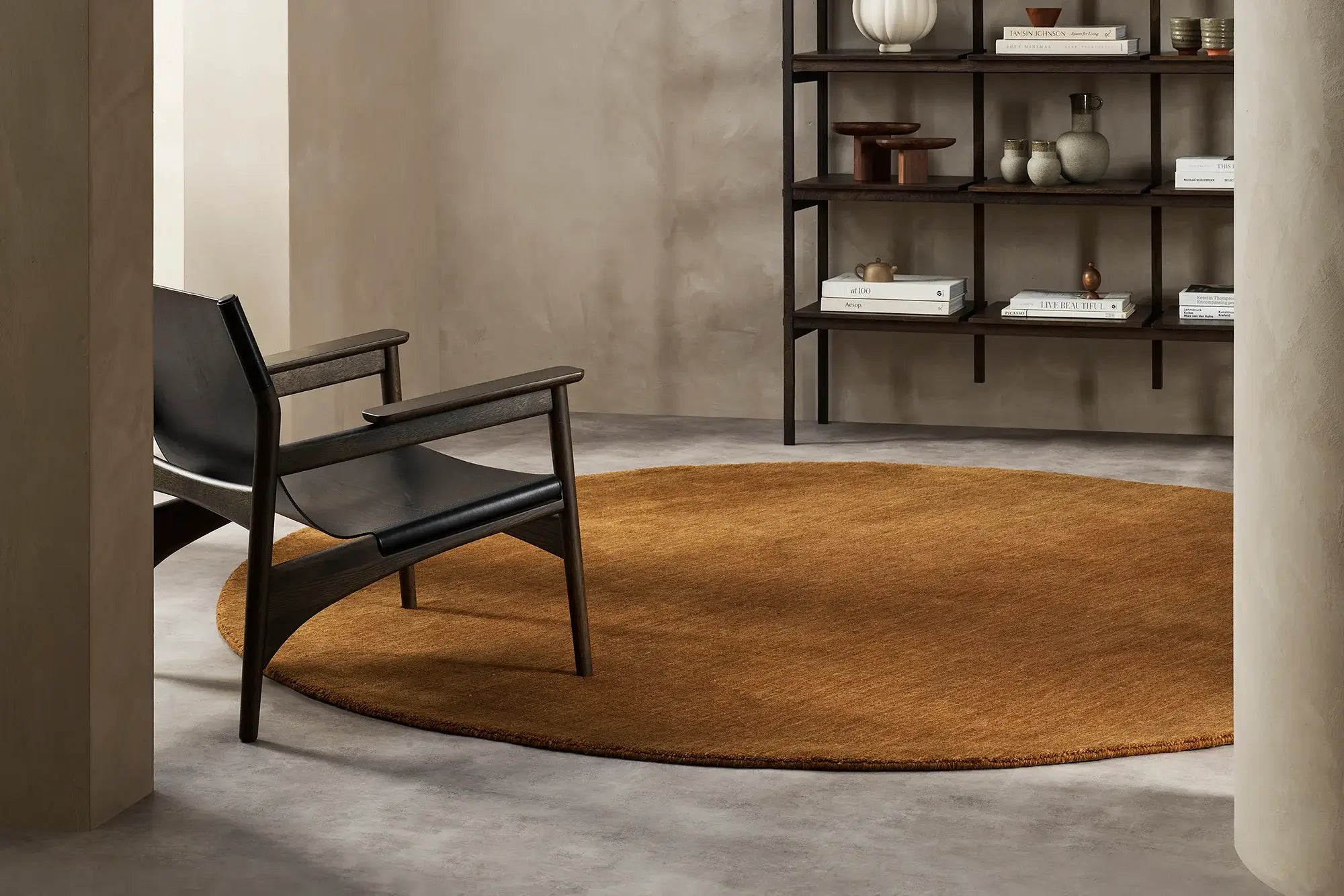 keva living hand tufted wool rug