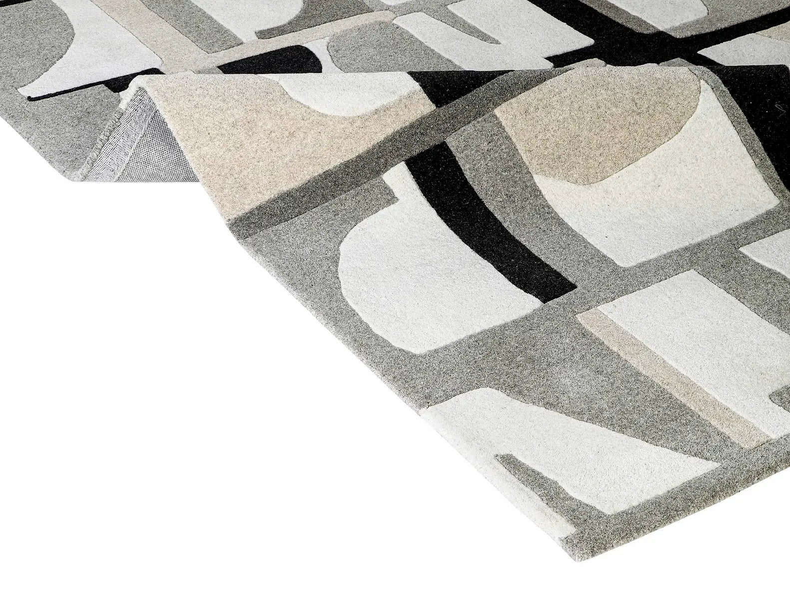 wool area rug close up