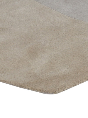 tufted wool rug close view