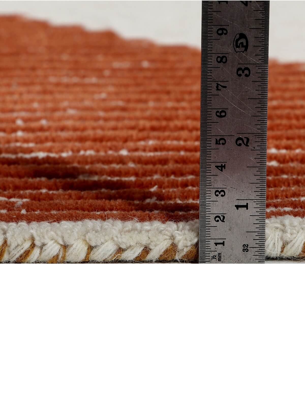 tufted wool rug pile height