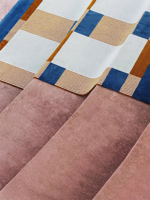 colourful hand tufted wool carpet