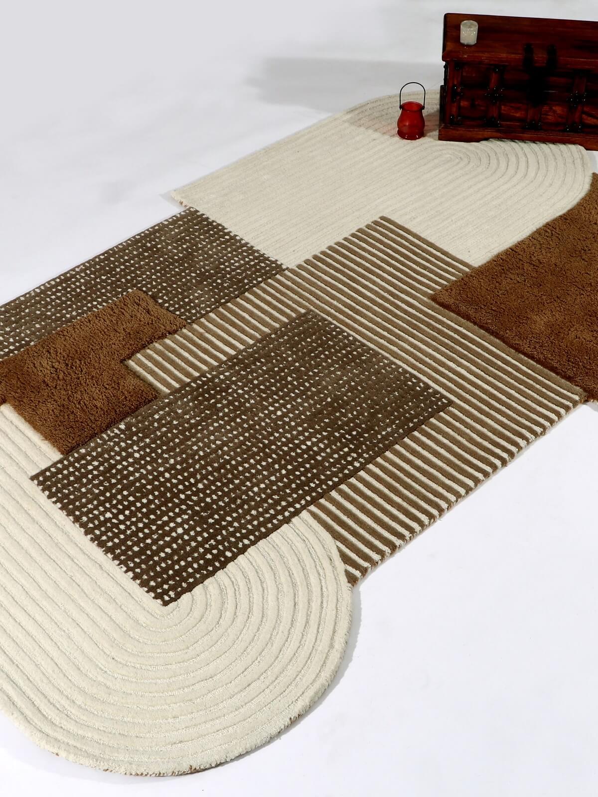 hand tufted wool area rug