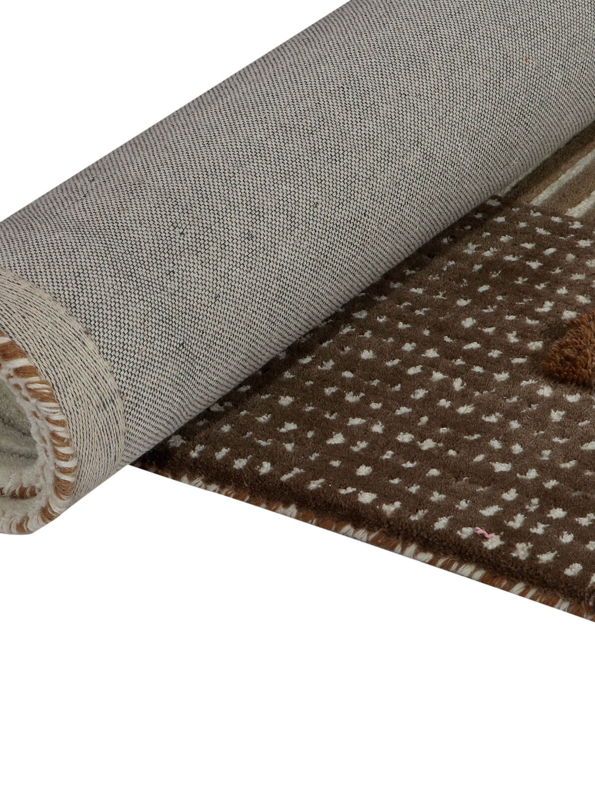 monet hand tufted wool area rug back