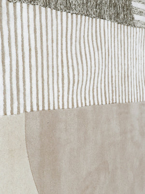 mysa hand tufted wool rug close view