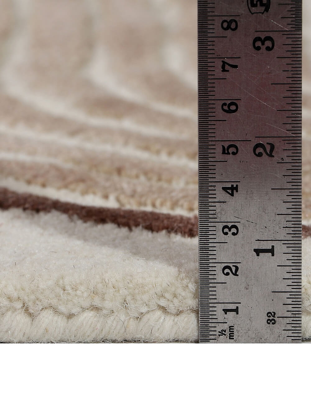 wool rug pile height
