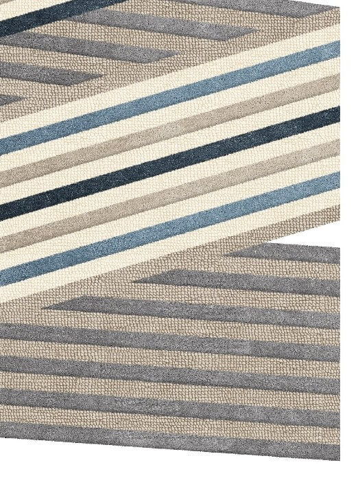 paralla wool rug close up