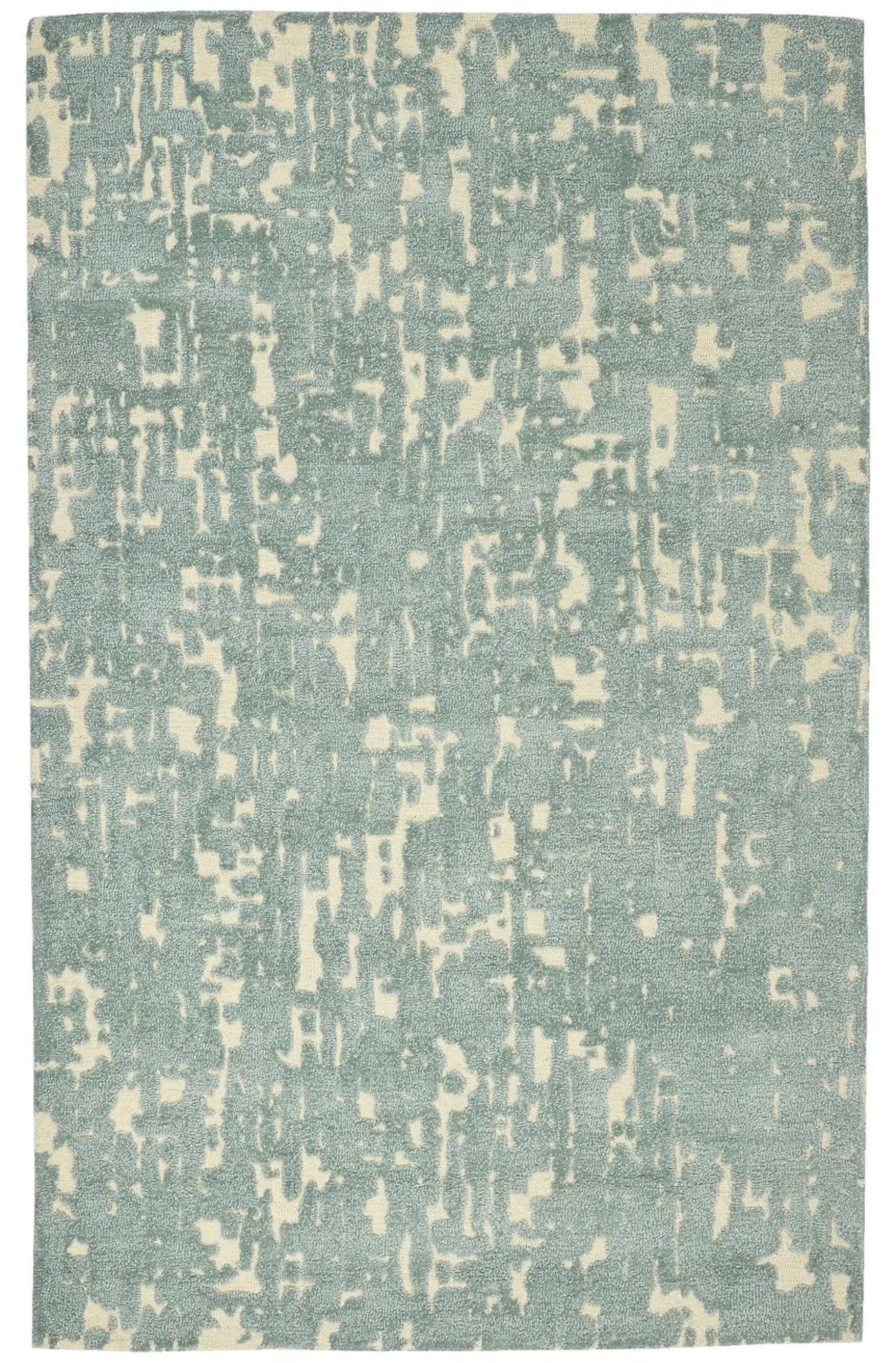 tufted area rug made with wool and viscose