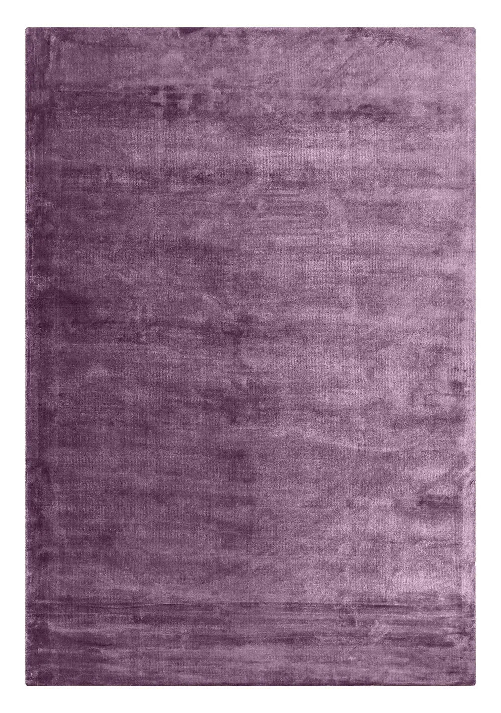 purple solid handloom viscose area rug for living room, bedroom