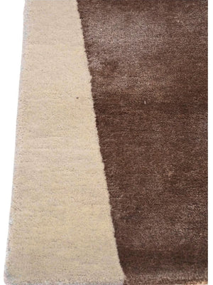 hand tufted wool rug close view