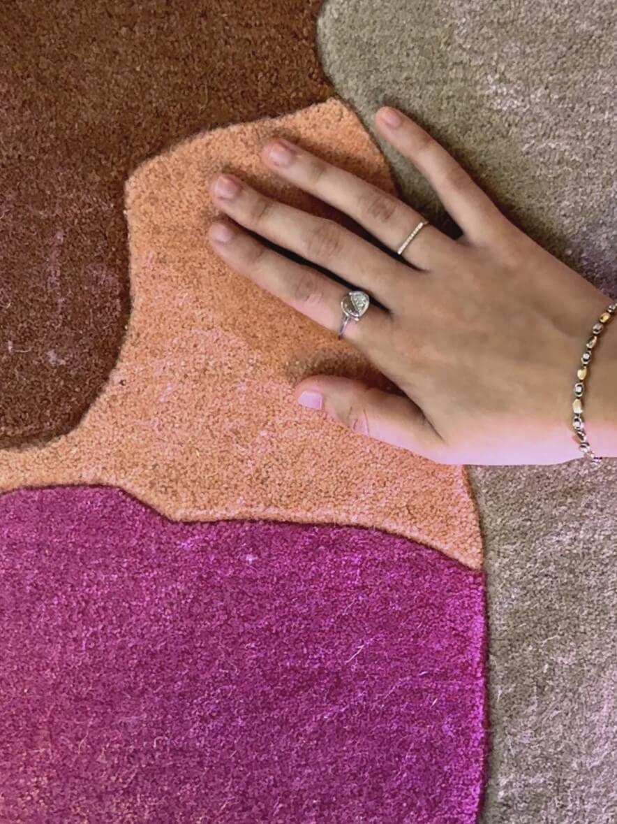 colourful wool rug