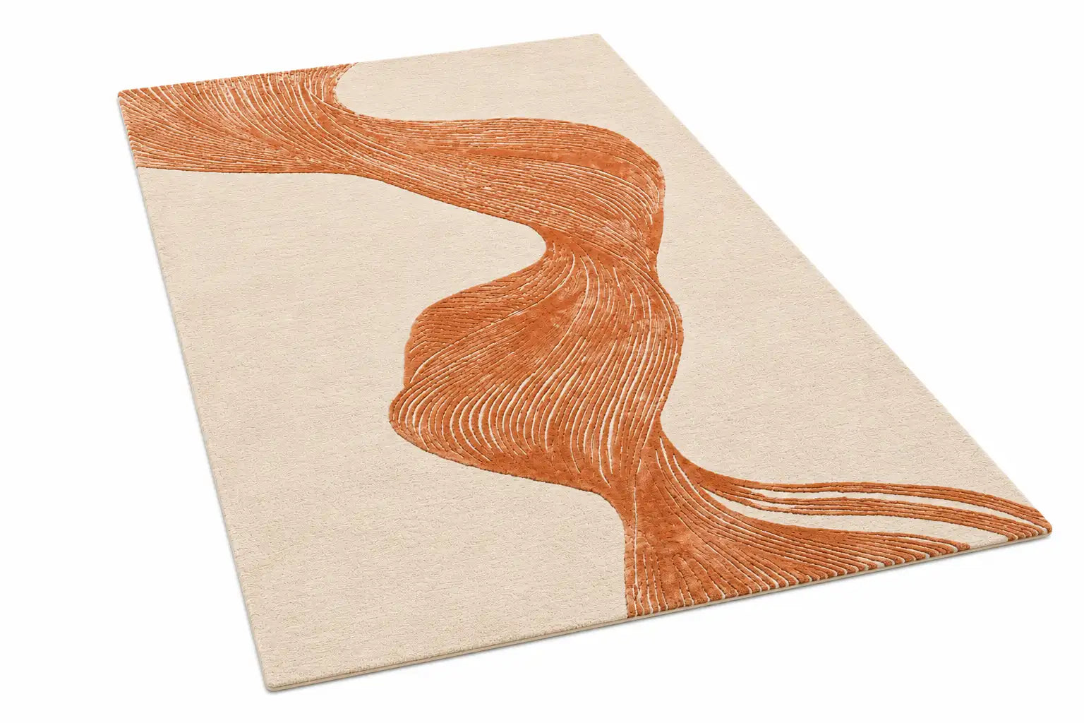 Terra Hand Tufted Wool Silk Rug