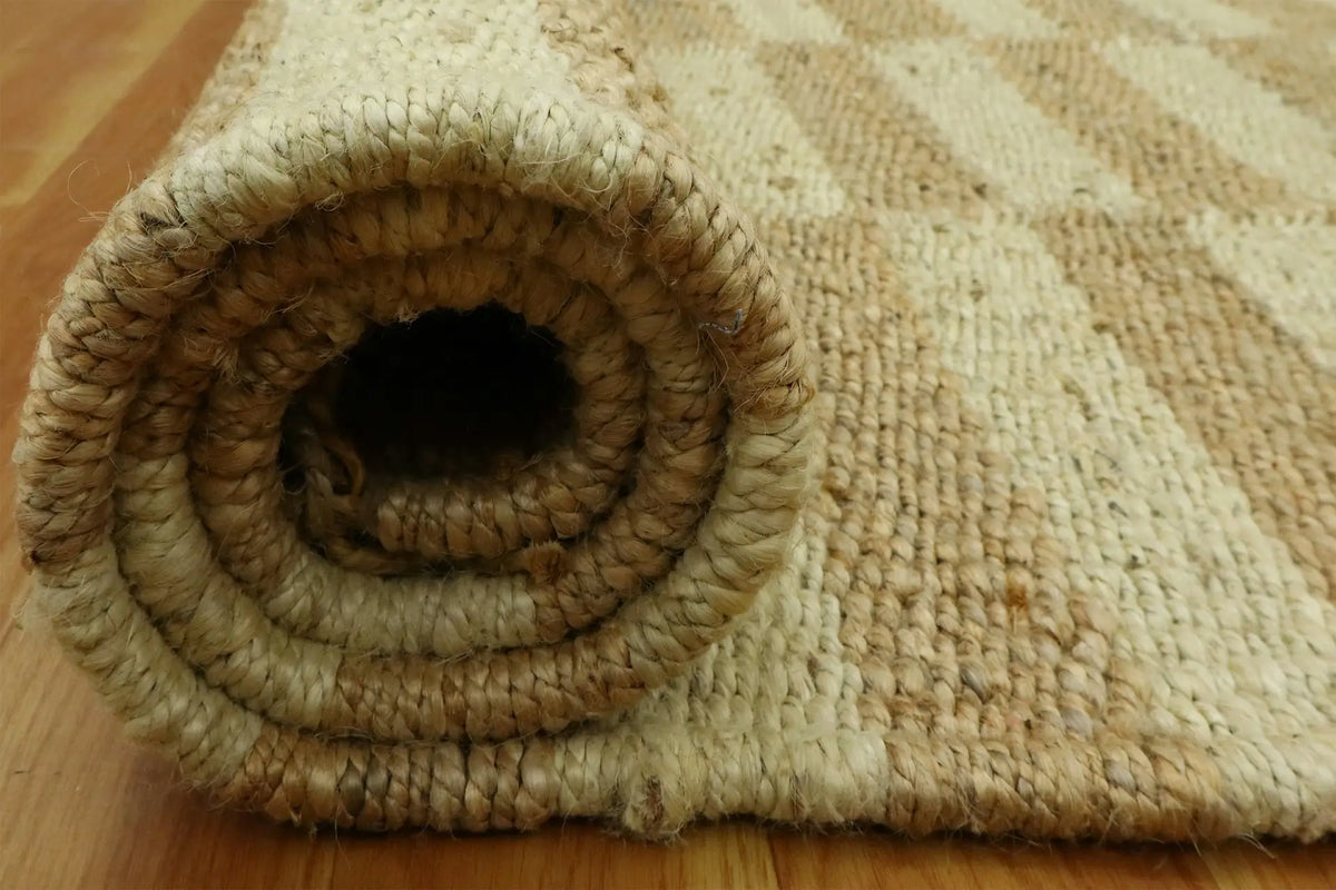 natural jute rug roll