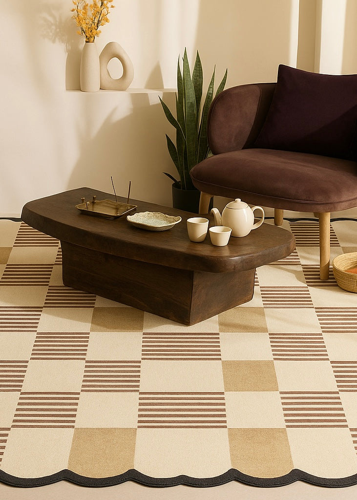 Sandstone Wool Viscose Rug