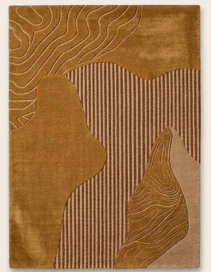 Chroma Hand Tufted Wool Silk Rug