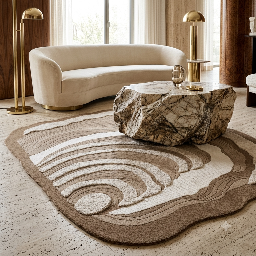 Elanora Hand Tufted Wool Silk Rug