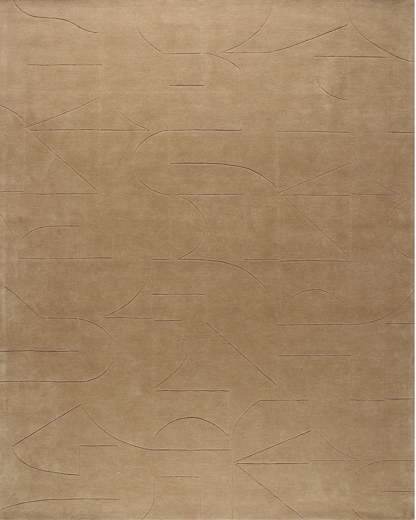 Dune Wool Rug - Dark Beige
