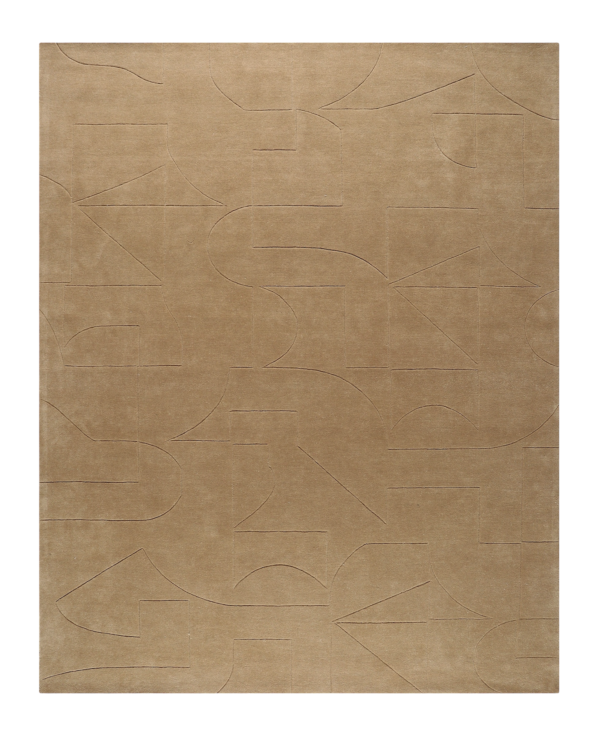 Dune Wool Rug - Dark Beige