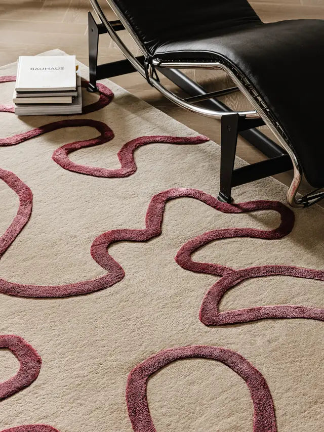 Tecton Hand Tufted Wool Silk Rug