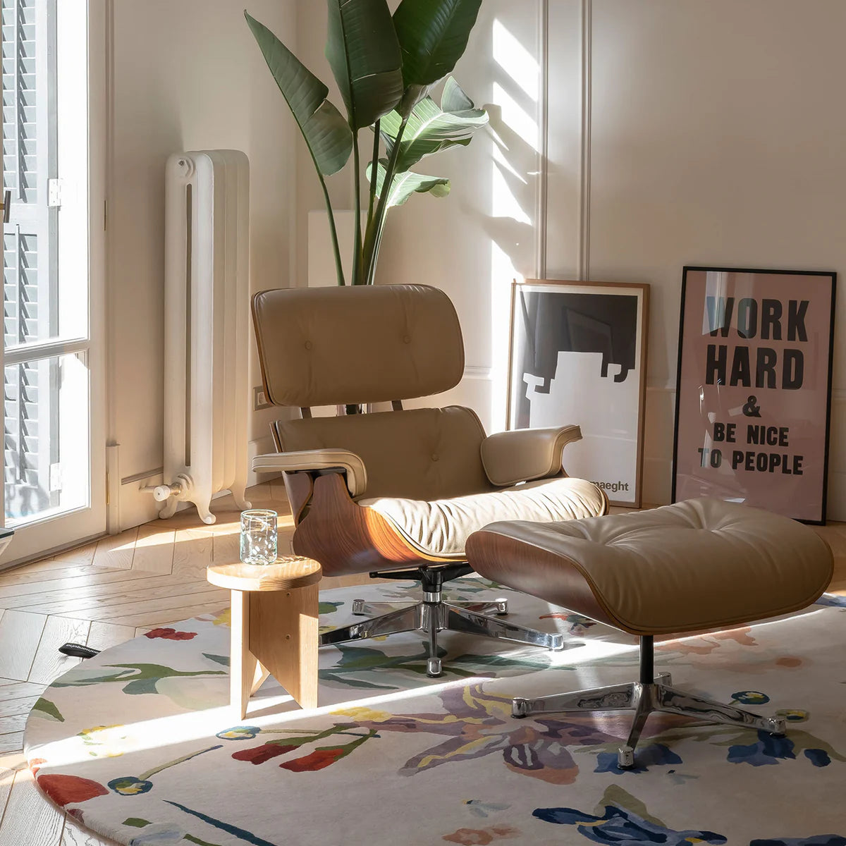 Forest Disc Hand Tufted Round Rug
