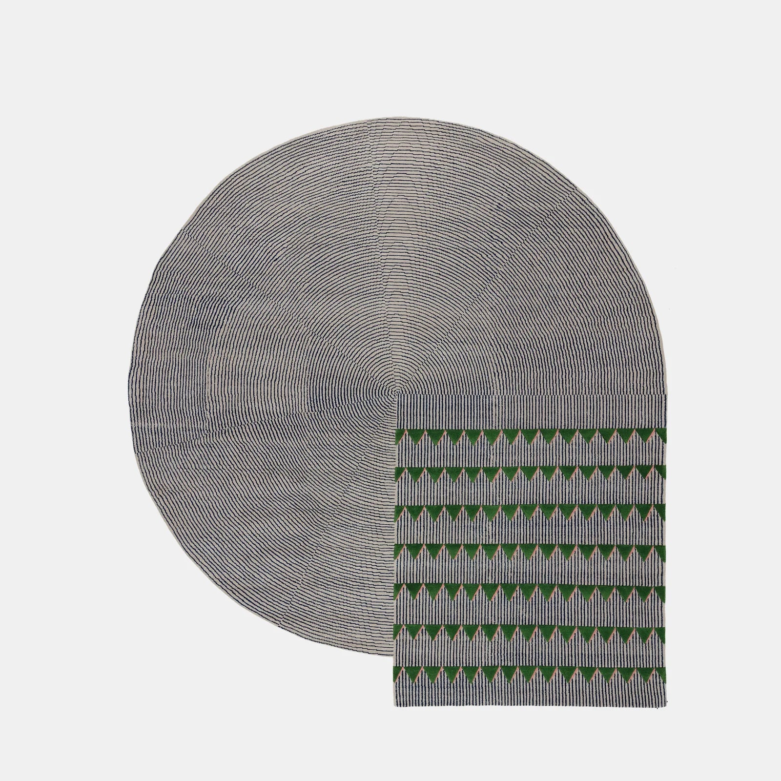 C-Series in Plaster Hand Tufted Rug