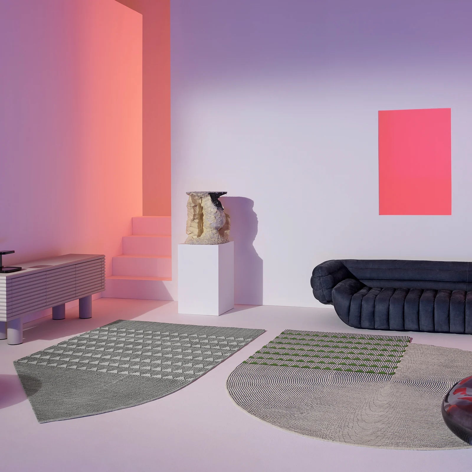 C-Series in Plaster Hand Tufted Rug