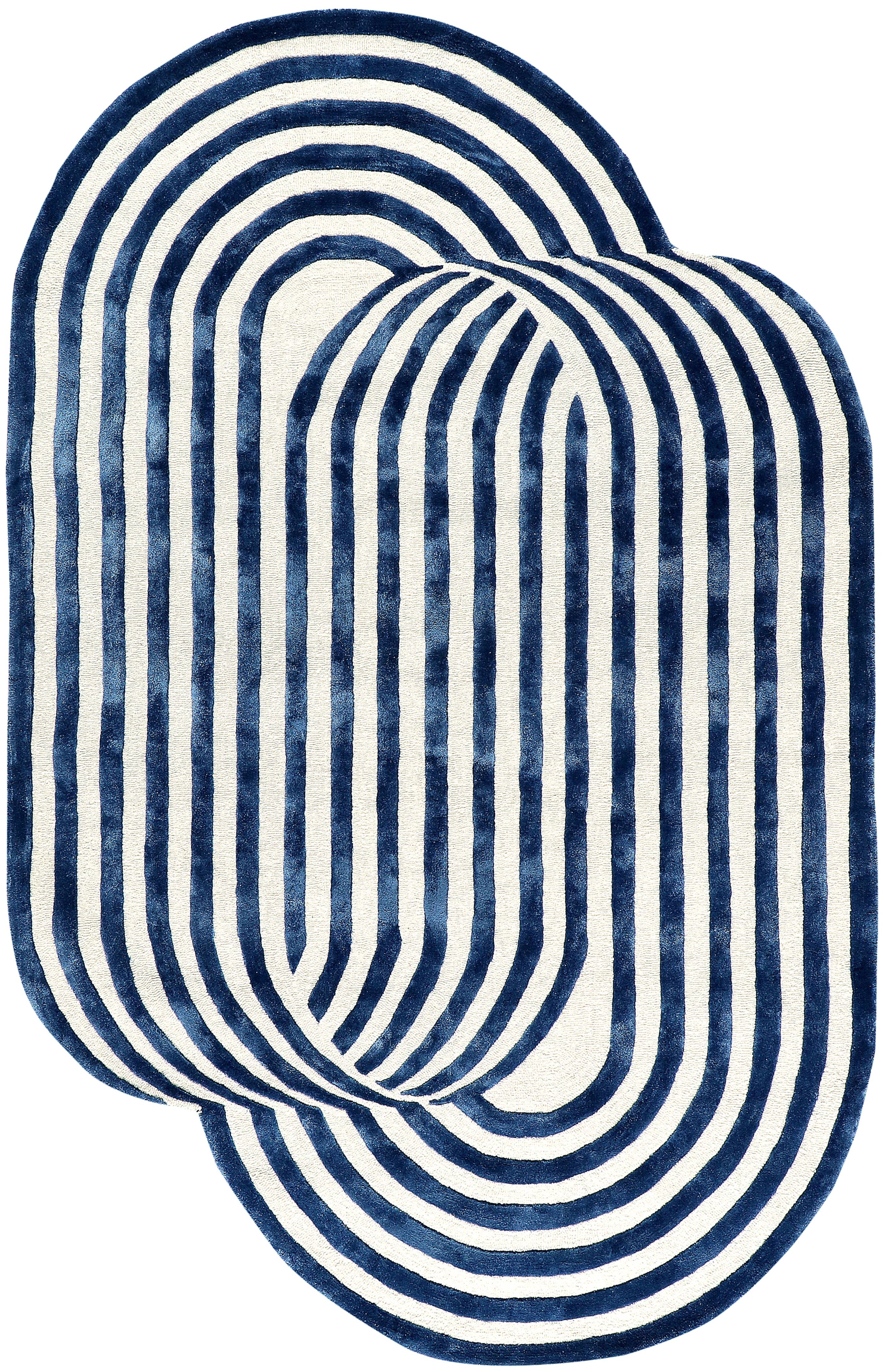 Loops Wool Viscose Rug
