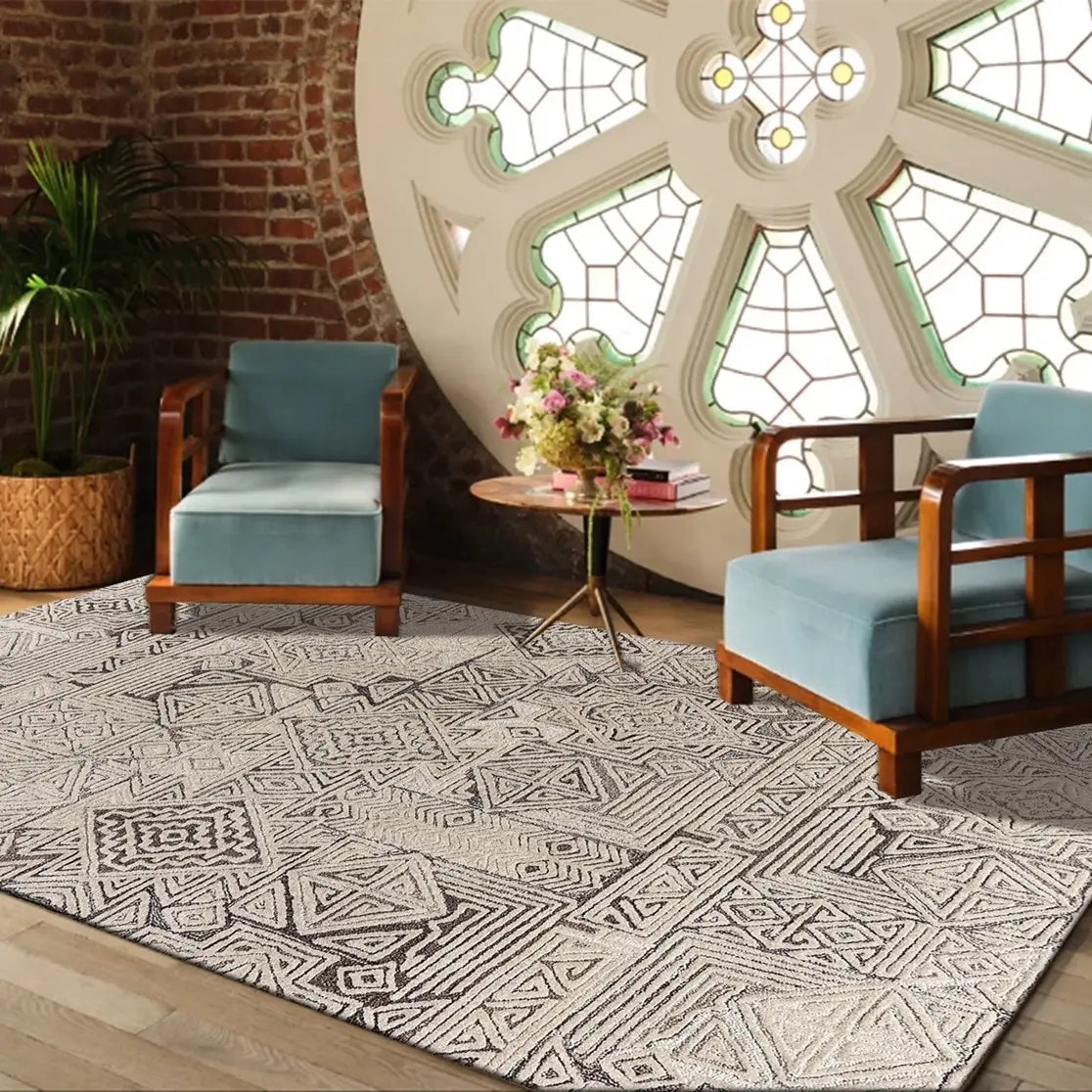 hand tufted living room rug