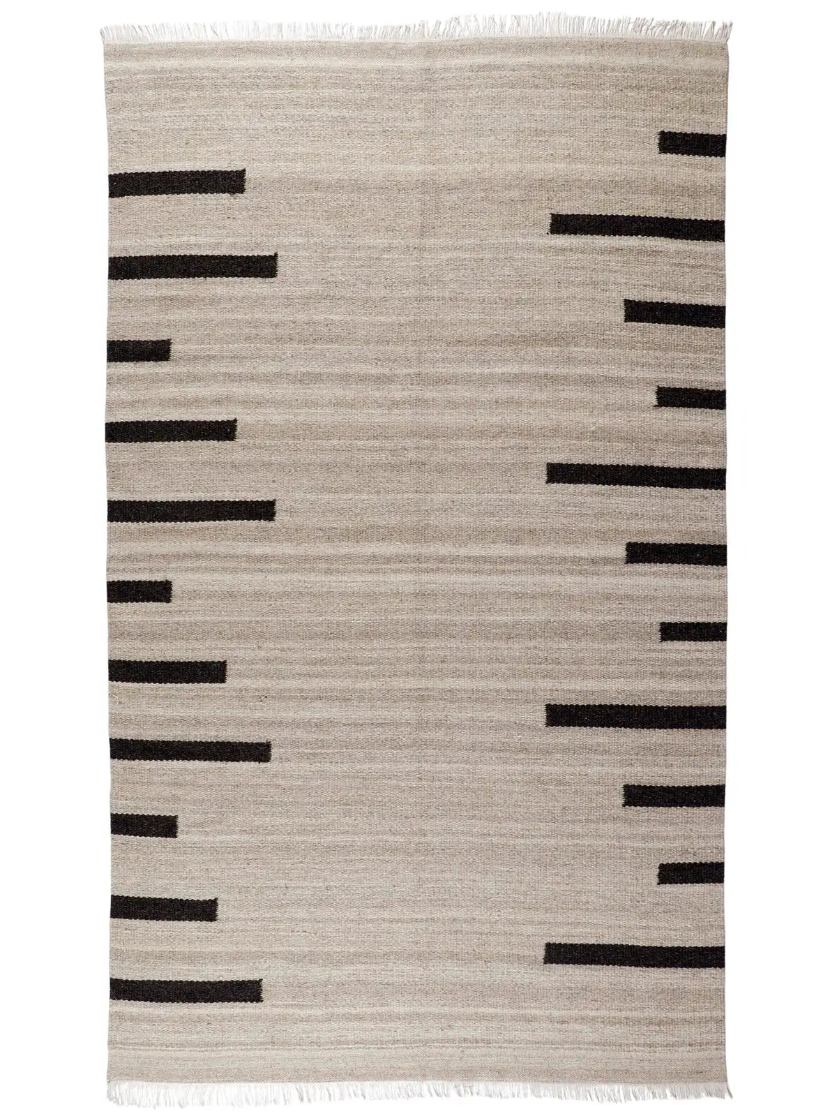 bar wool flateweave rug