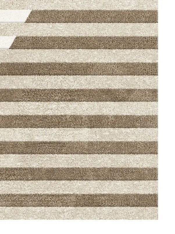 tufted wool area rug close up
