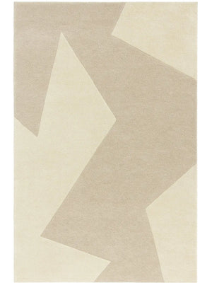 rectangular hand tuted wool rug