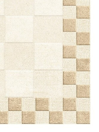 check hand tufted wool rug