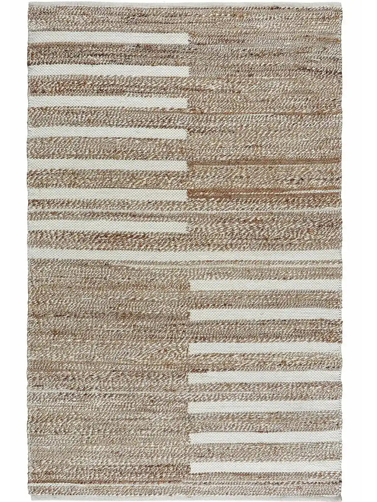 natural beige flatweave jute area rug