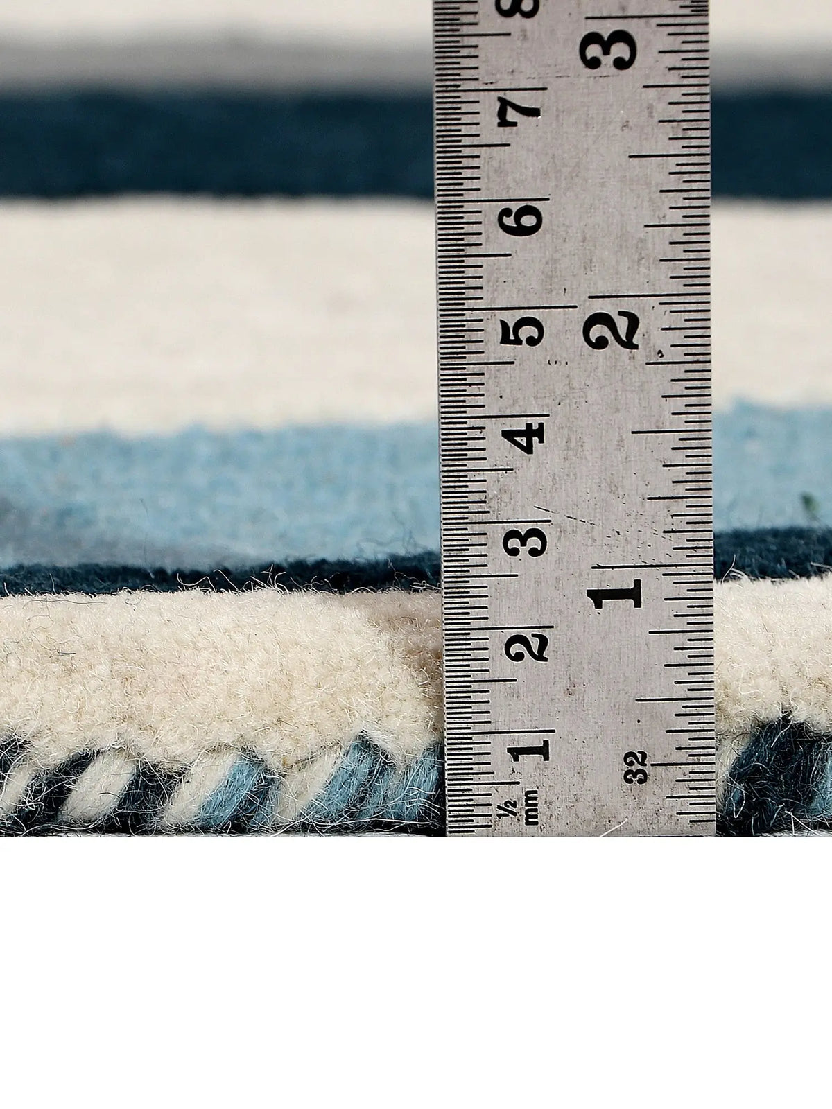 pile height of tufted wool carpet