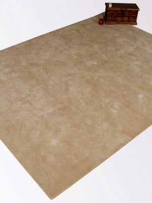 dark beige wool area rug