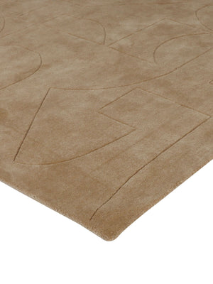 tufted wool rug corner