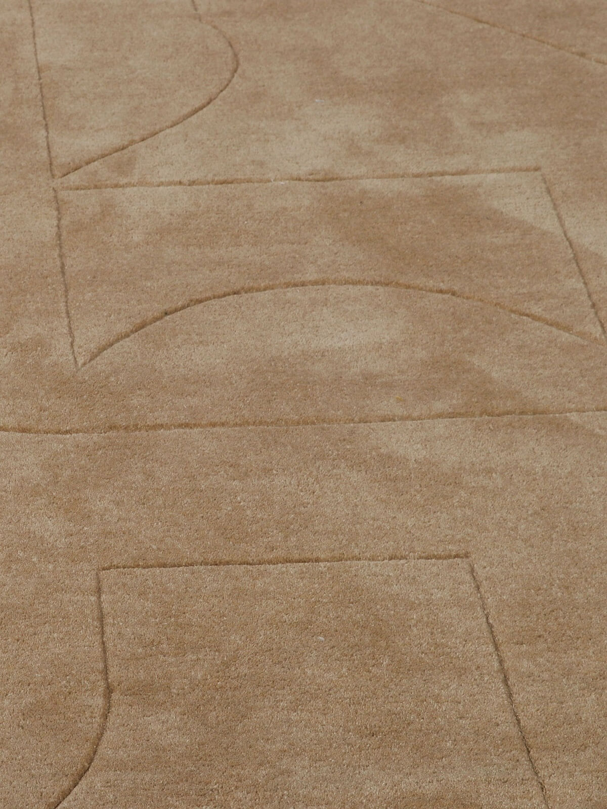 dune wool rug close view