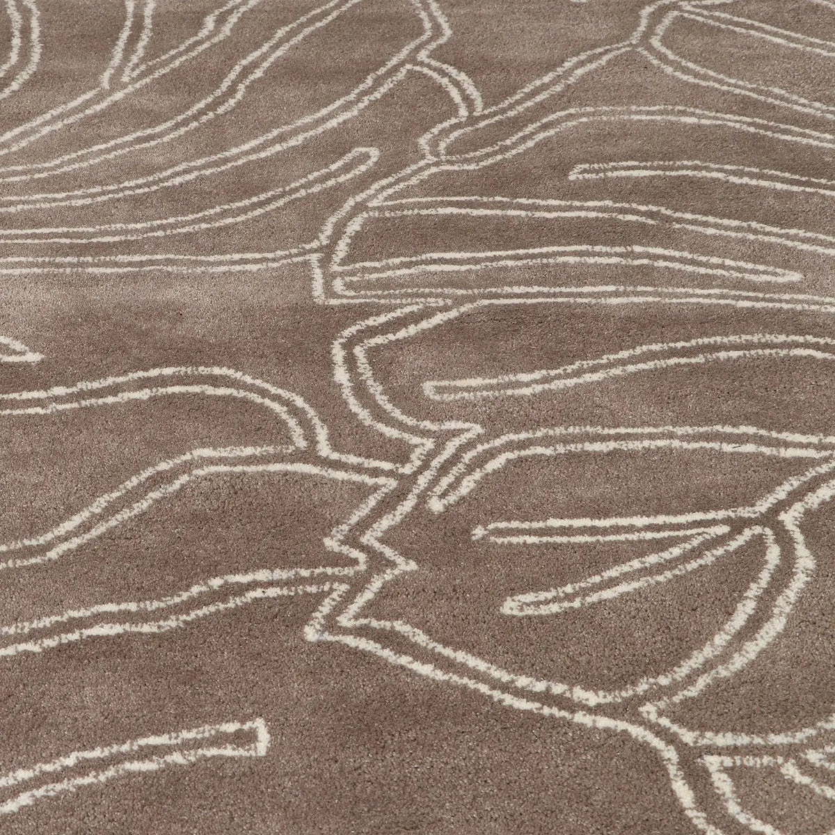 cloes up of wool area carpet