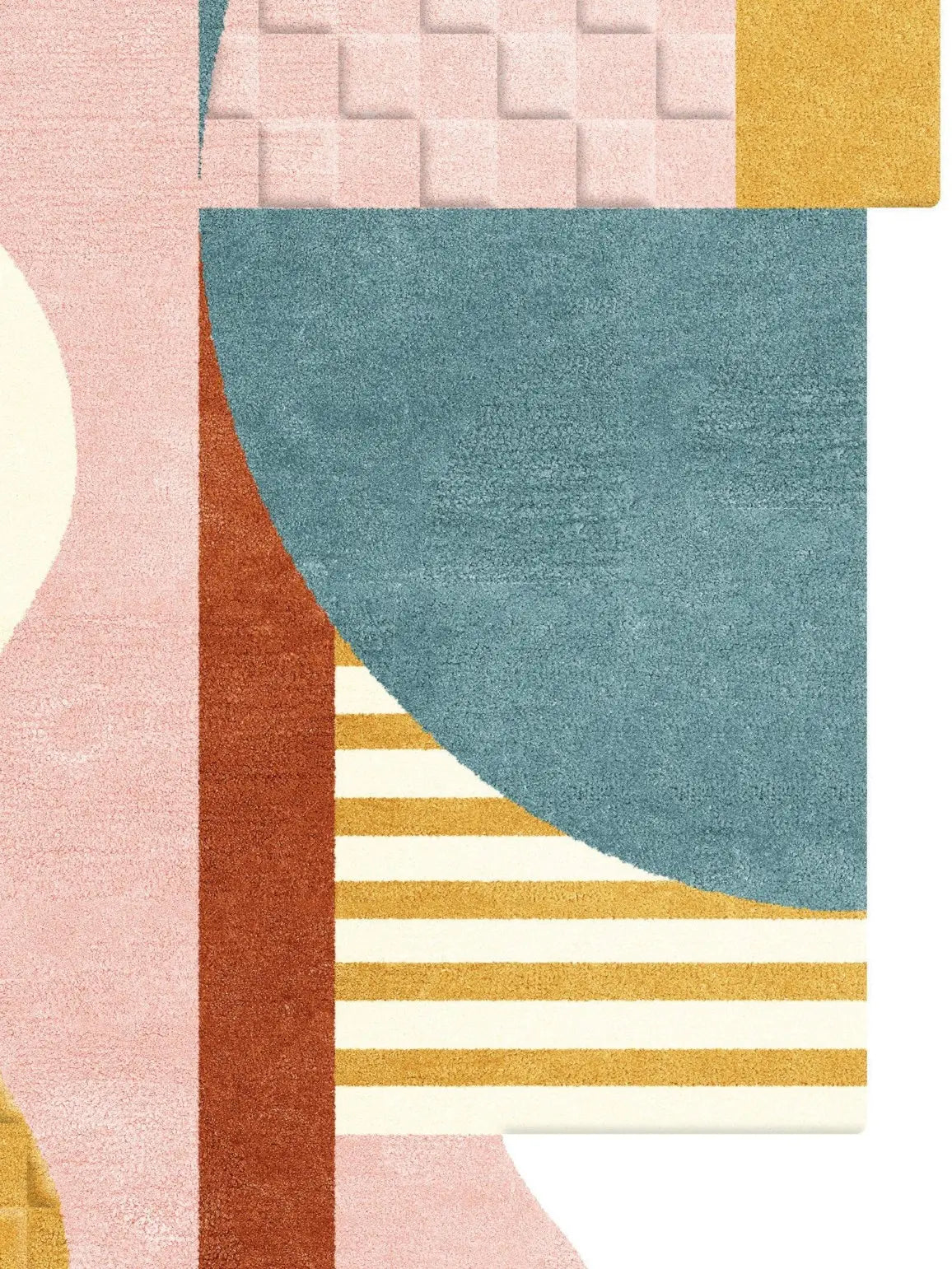 wool area rug close up