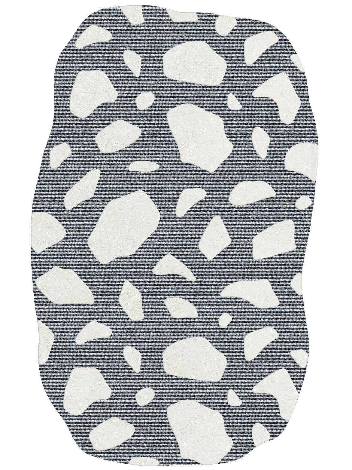 evoke shaped ool rug